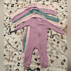 Cloud Island Mauve Baby Onesies - Set of 5